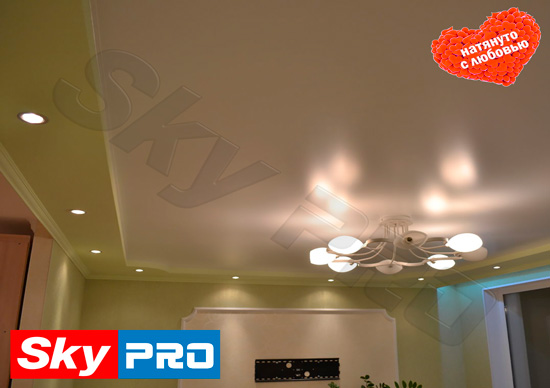 skypro натяжные потолки без швов